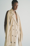 Backless Trench Coat