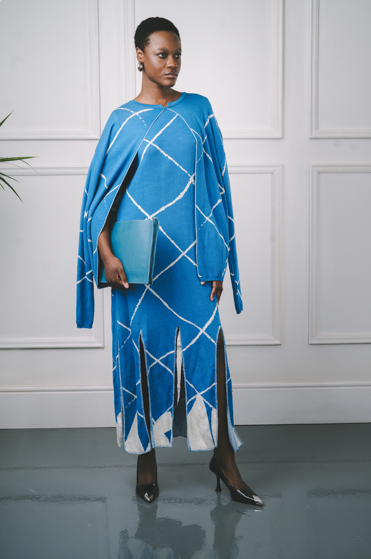 Combo Cardigan Dress