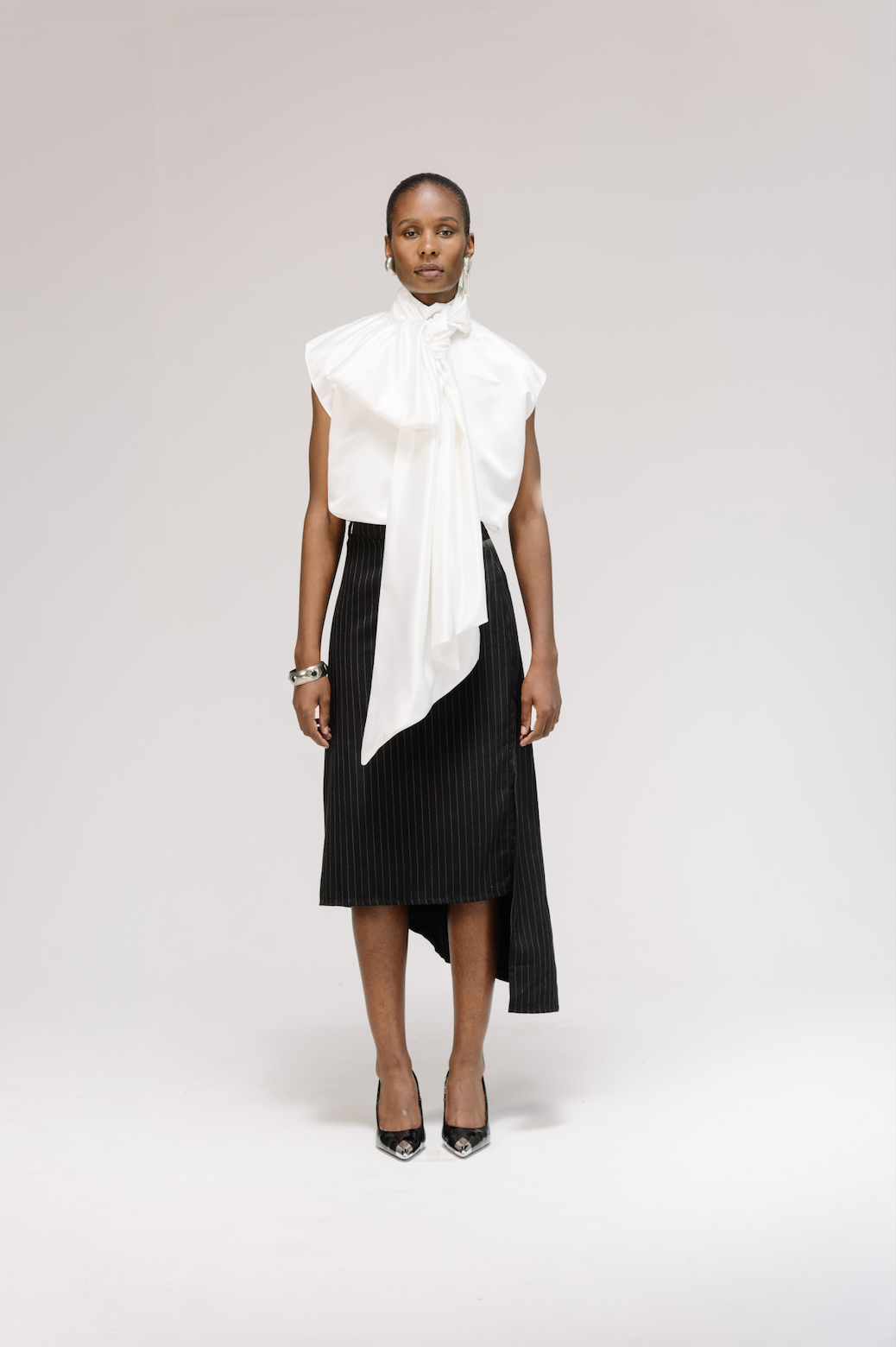 Satin Sleeveless Blouse