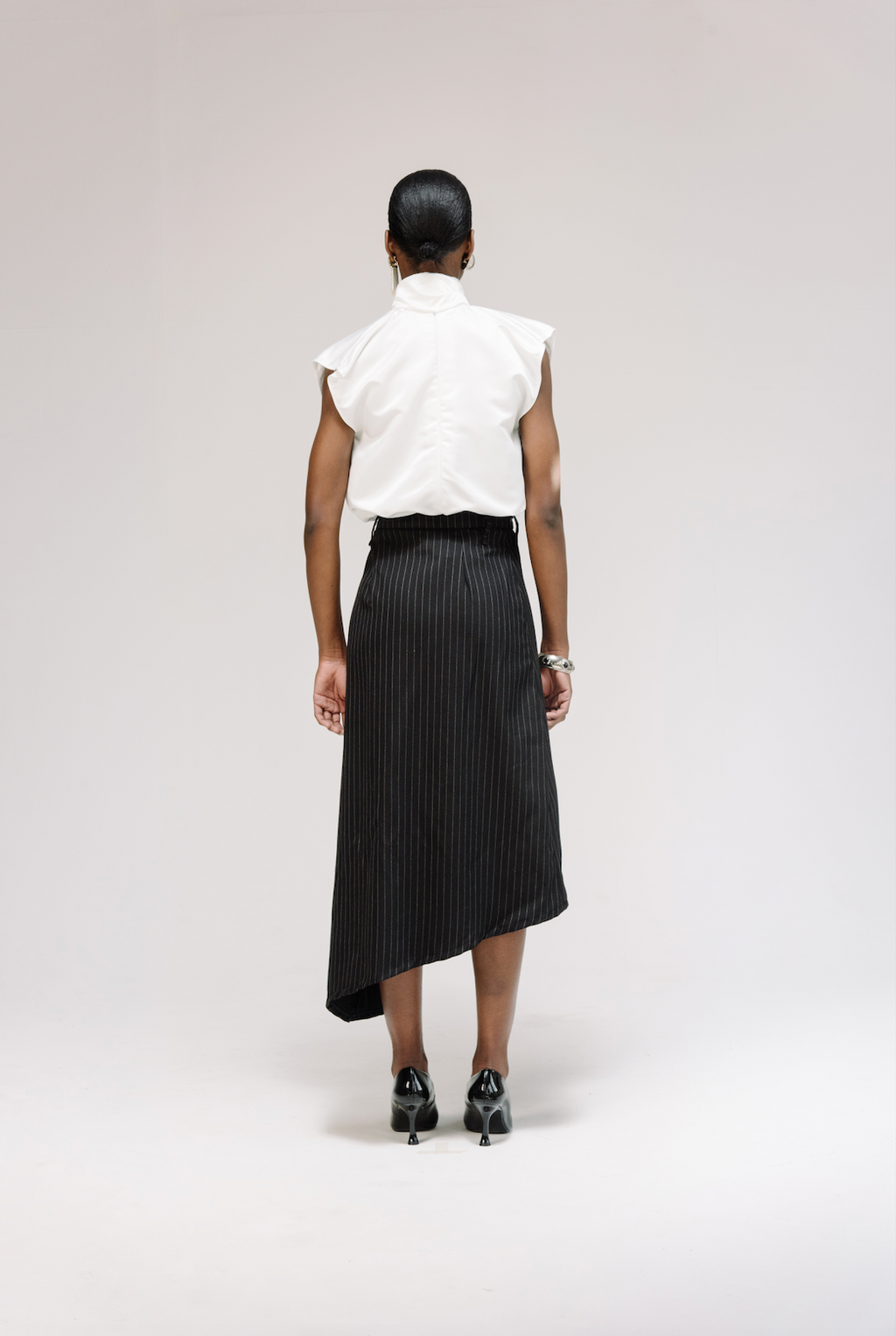 Satin Sleeveless Blouse