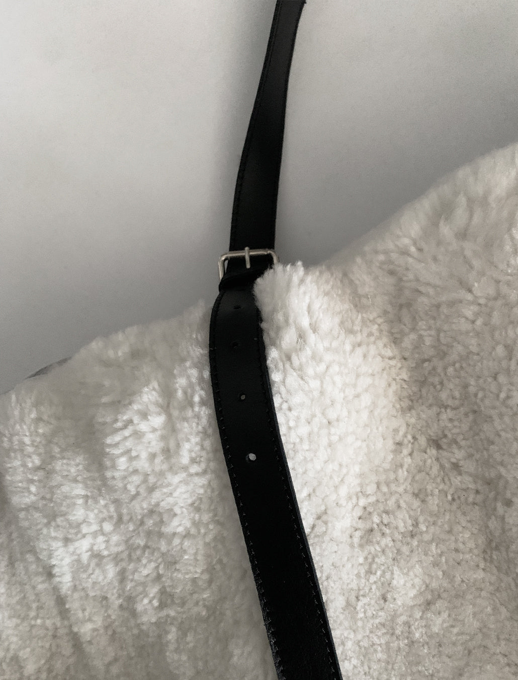 Oversized Shearling Tote